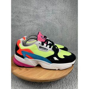 Adidas Falcon Womens Size 10 Shoes Multicolor Athletic Classic Sneakers CG6210